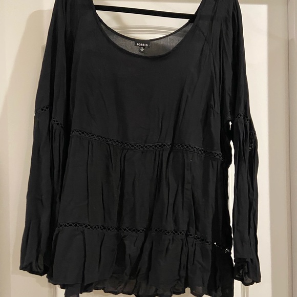 Black Torrid top, size 3 - Picture 1 of 3
